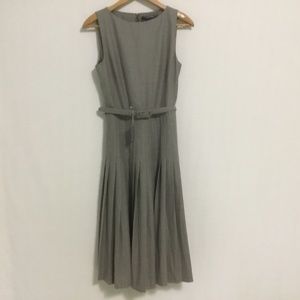 NWT Ralph Lauren Purple Tag Gray Merino Wool Sleeveless Dress Women’s Si…